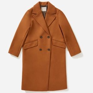 SOLD NWT Everlane Italian ReWool Overcoat in Acorn
